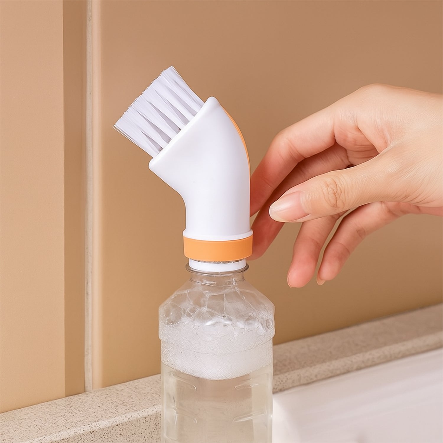 Multipurpose Bottle-Attachable Cleaning Brush for Kitchen and Bathroom (1 Pc) Multipurpose Bottle-Attachable Cleaning Brush for Kitchen and Bathroom (1 Pc)